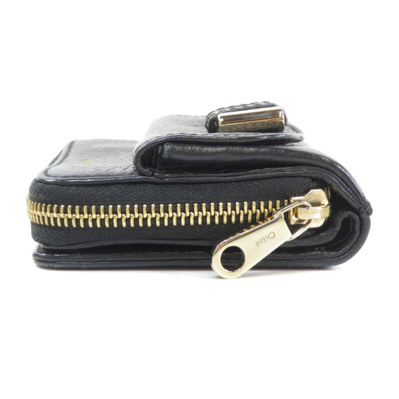 Chloe Ribbon Motif Bifold Wallet Leather - Picture 3 of 8